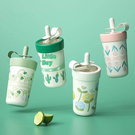 Insulation And Cooling Straw Ceramic Inner Liner Insulated Cup