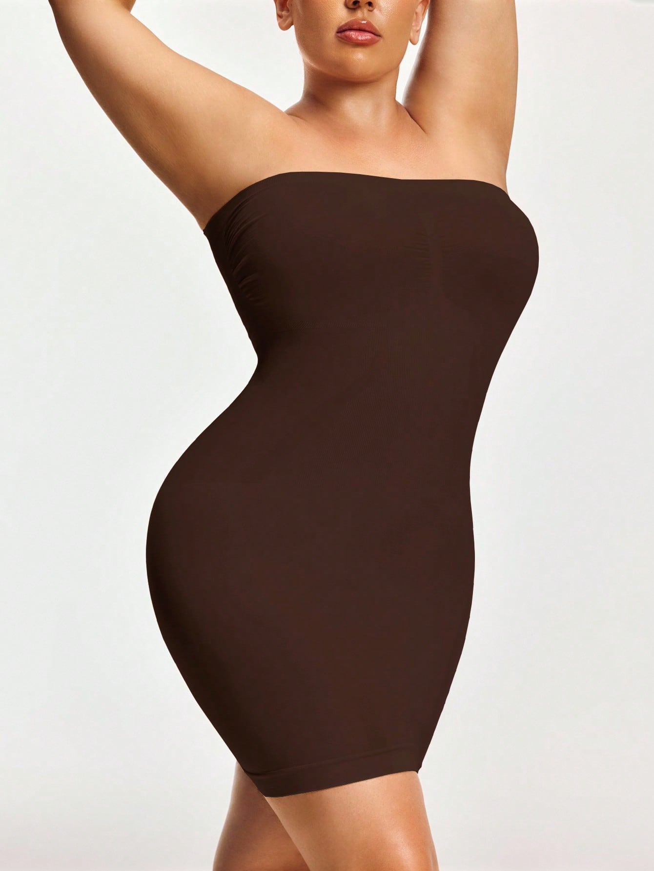 Women's Firm Control Strapless Shapewear Dress - Full Body Contour & Slimming