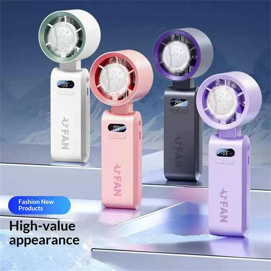 Ice Pack Refrigeration Charging Small Fan With Long Battery Life
