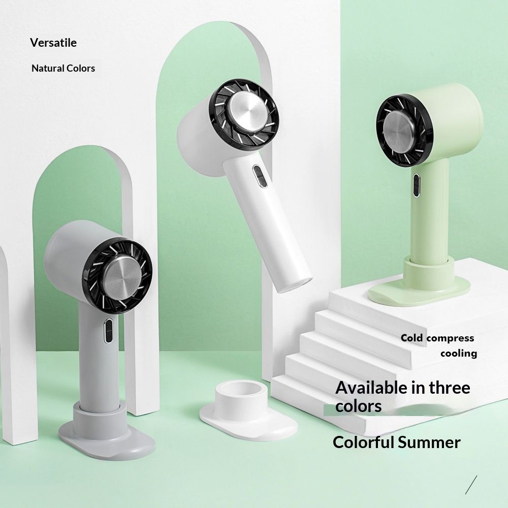 Handheld Ice-pack Fan Desk Fan