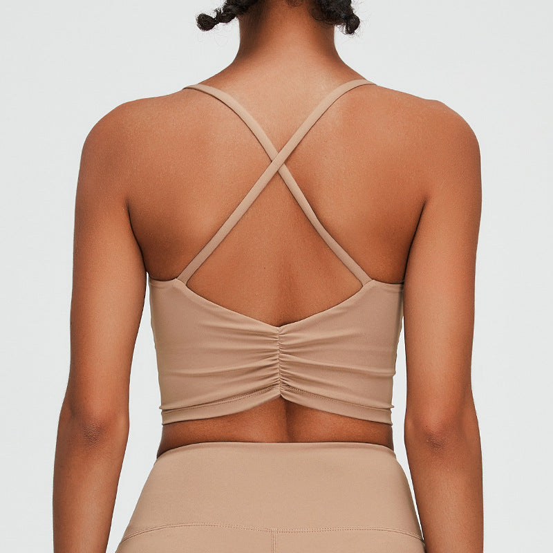 Sports Underwear Women's Cross Beauty Back Vest Yoga