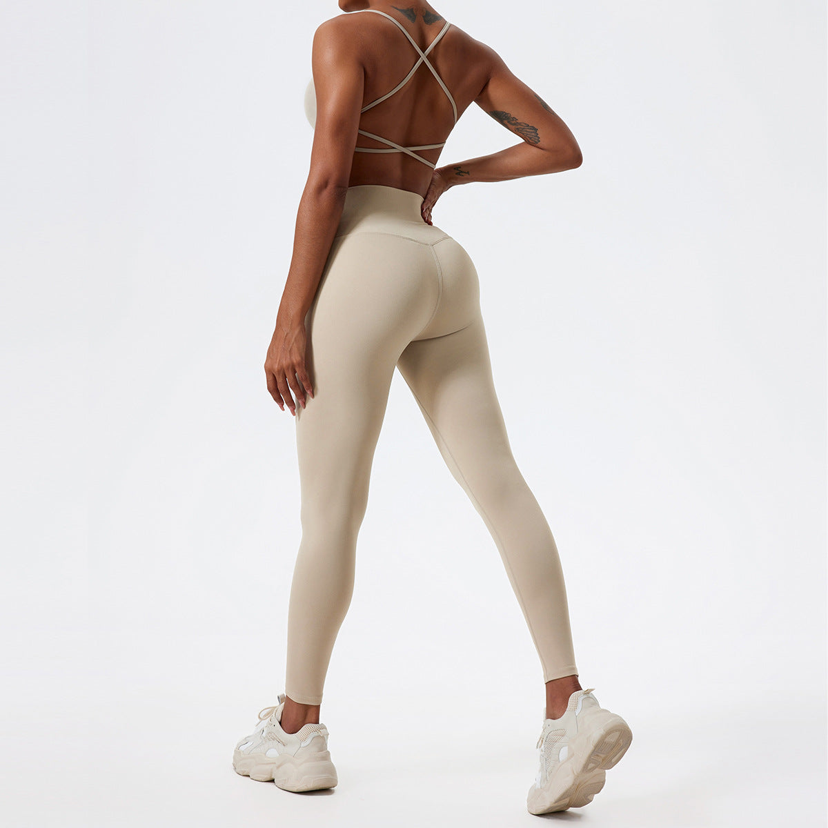 Nude Feel Yoga Suit Beauty Back Breathable Underwear Tight And Quick-drying