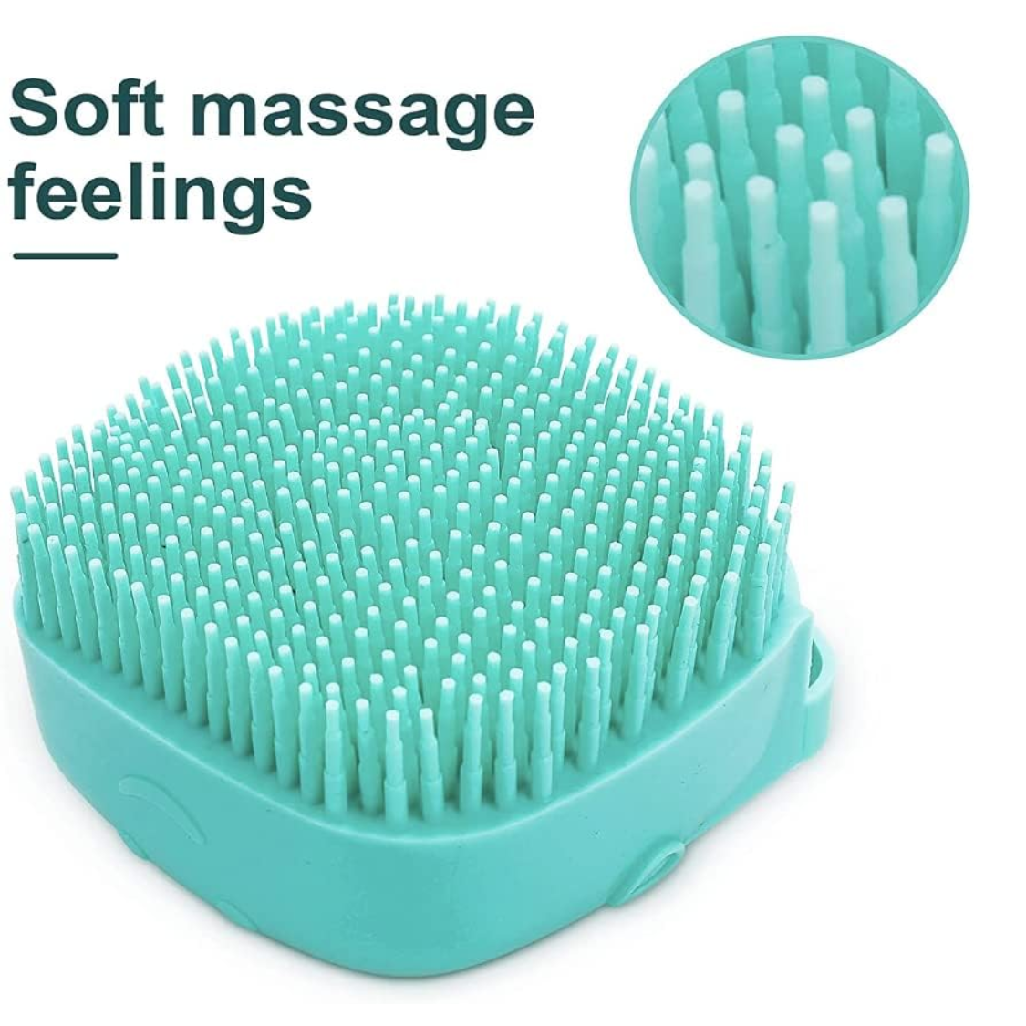 Pet Bath Massage Brush Puppy Dog Cat Grooming Cleaning Soft