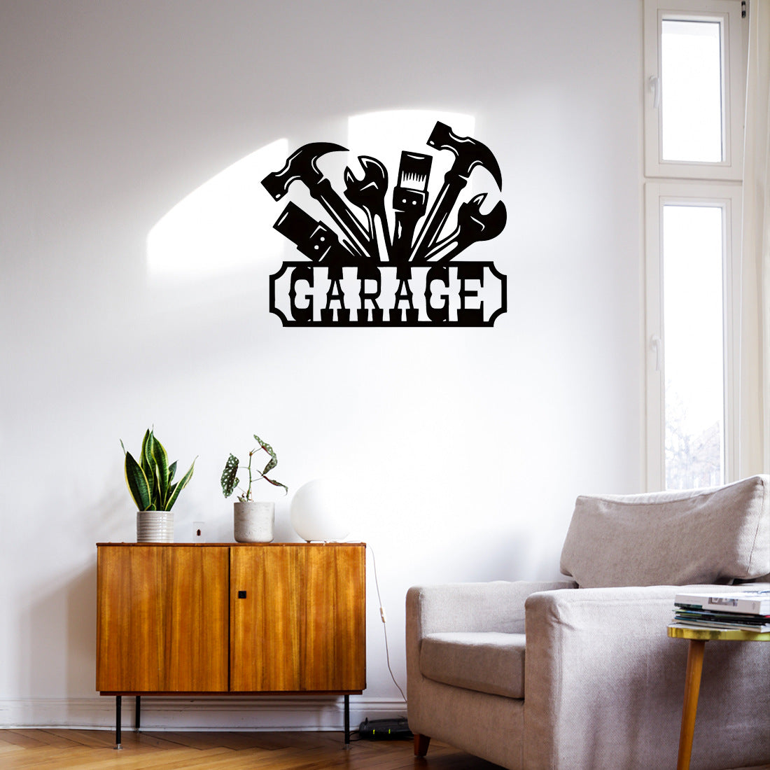 Warehouse Tools Wall Decoration Iron Crafts