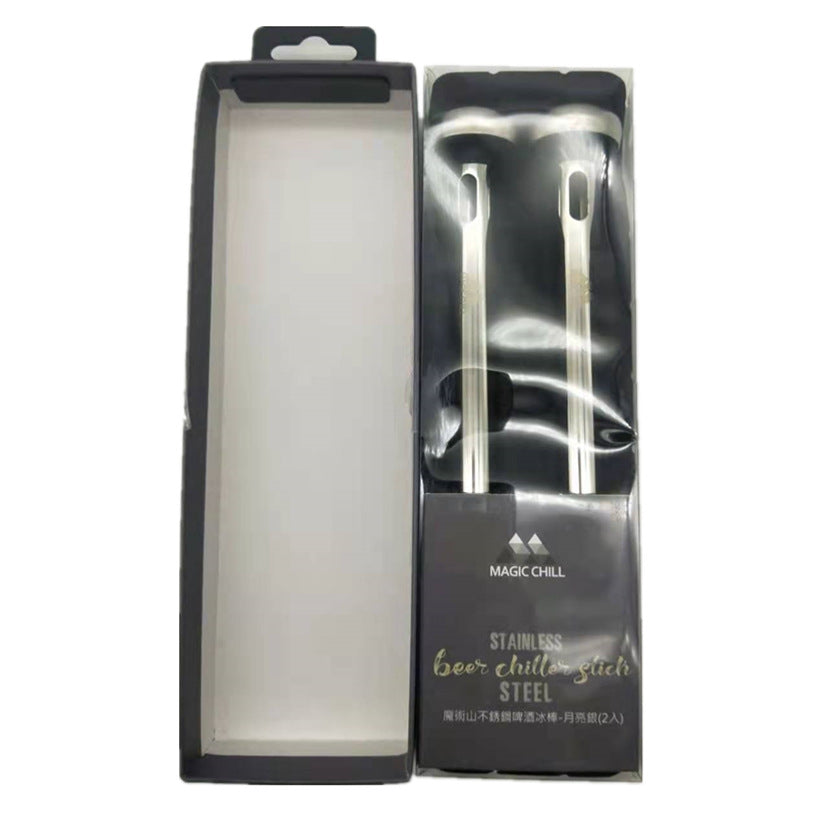 Stainless Steel Beer Cooling Rods Ice Wine Rod Beer Refrigeration Rod Single Quick-freezing Rod