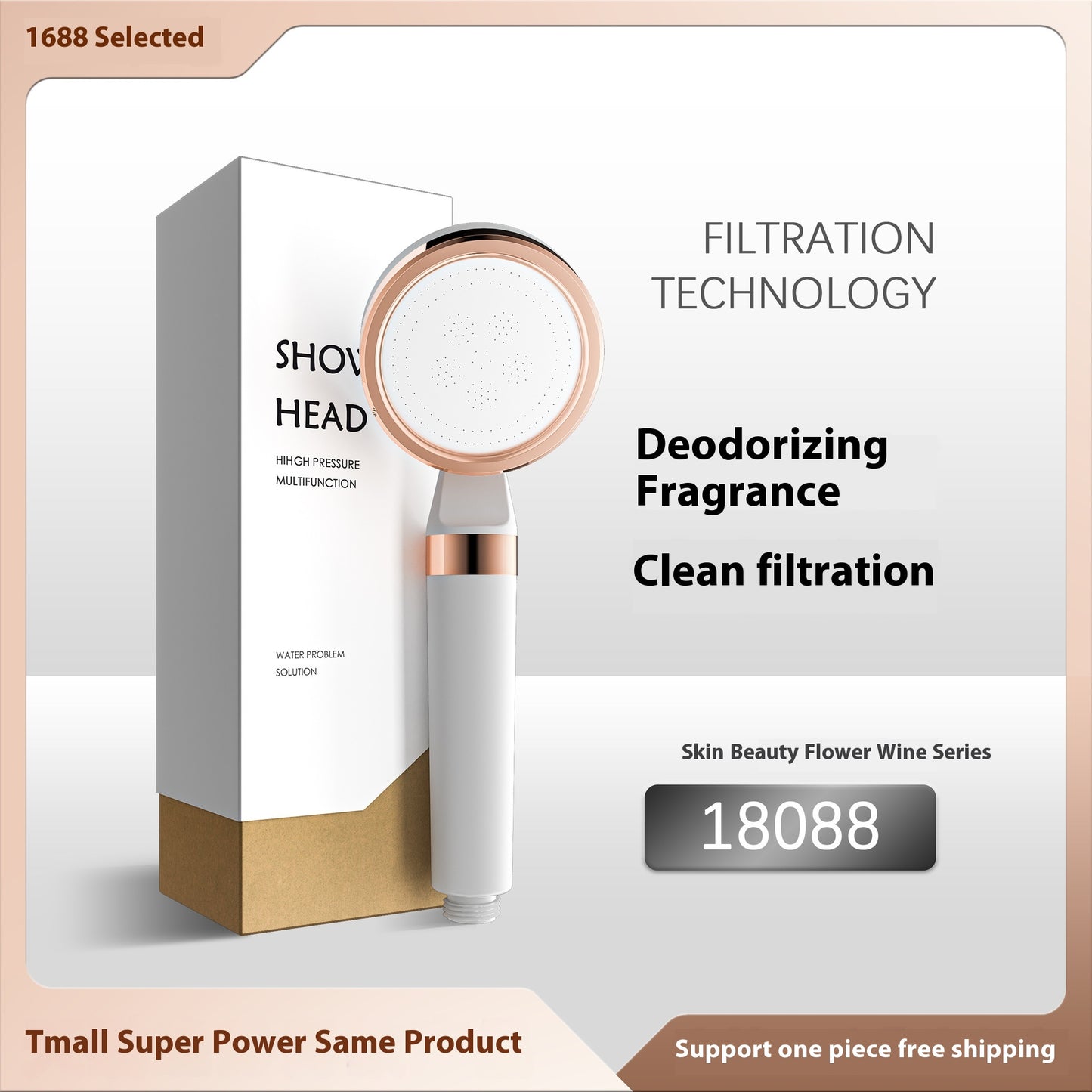 Chlorine Removal Beauty Shower Head Shower Nozzle
