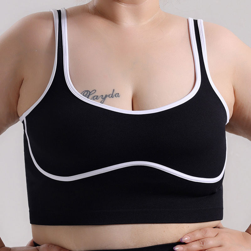 Running Shockproof Gather Sports Yoga Vest