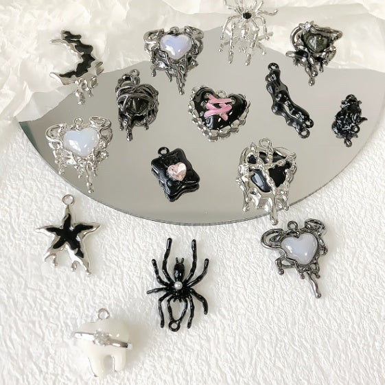 Liquid Alloy Pendant DIY Handmade Beading Material Jewelry Beads Accessories