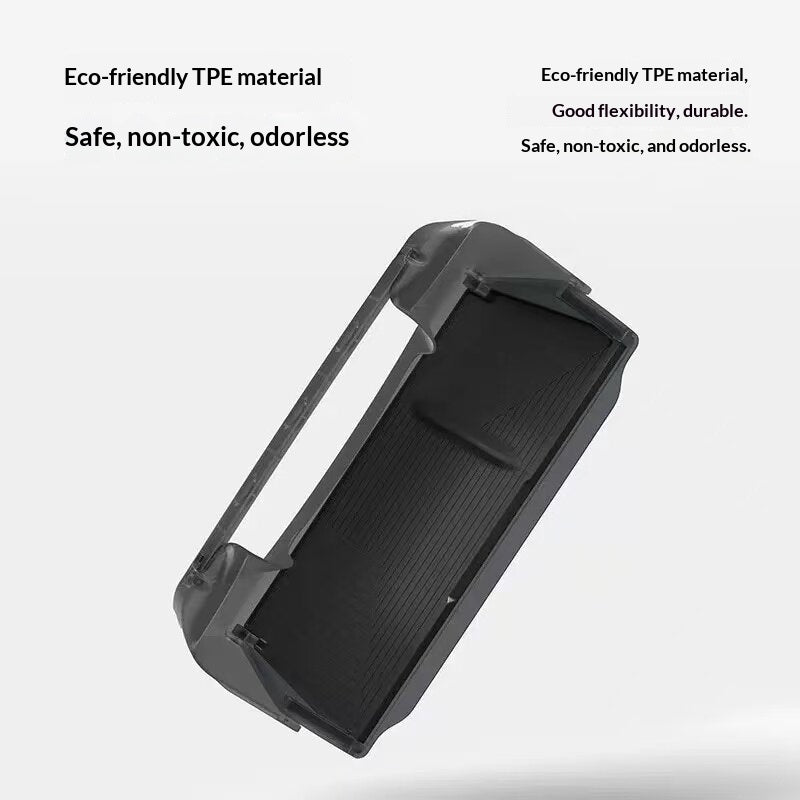Retractable Storage Compartment For Car Accessories Under The Central Control Screen