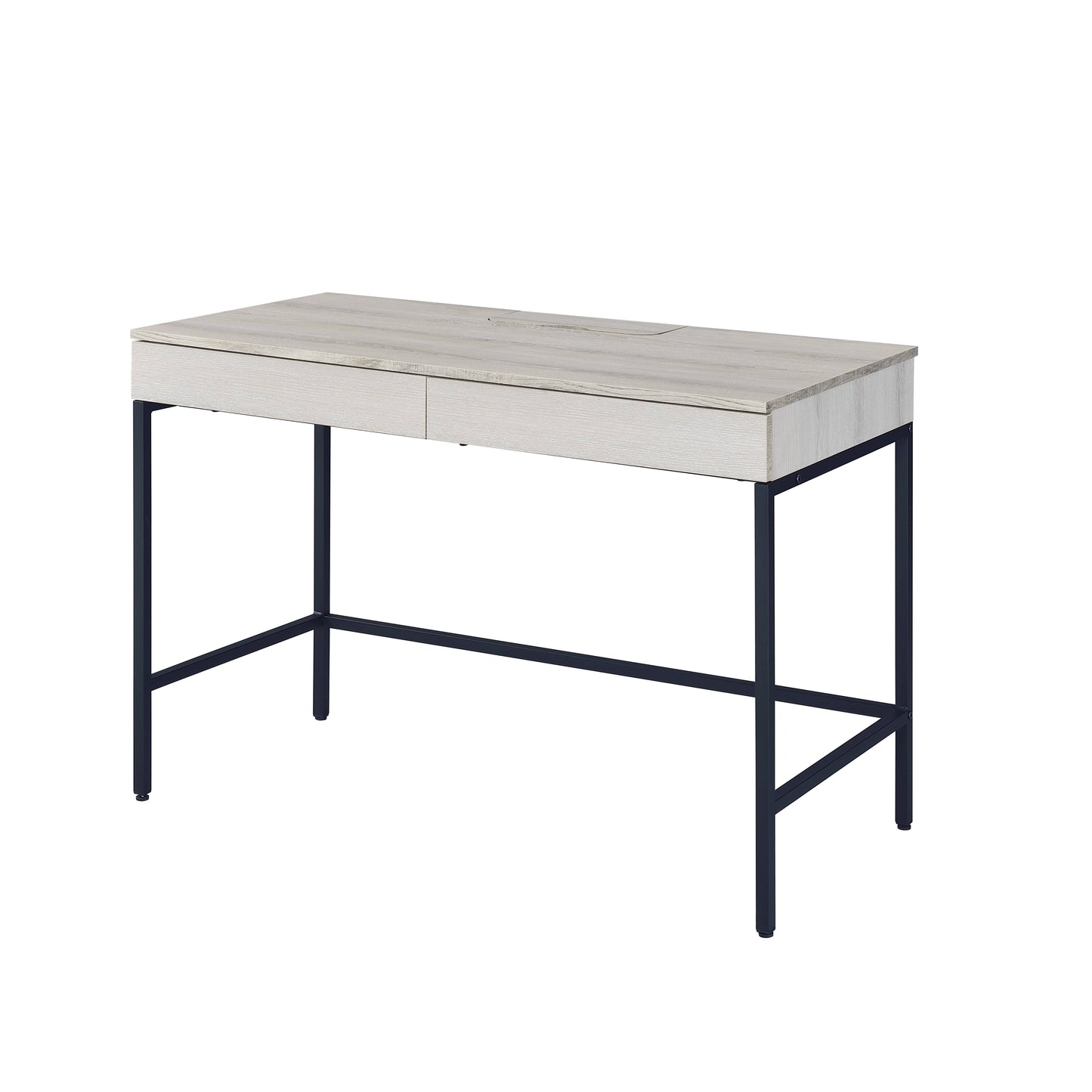 Wendral Natural & Black Finish Writing Desk