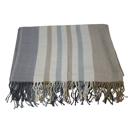 20 Wool Scarf Shawl Winter Warm Neck Scarf Shawl Fashion Stripe Women Gift AU