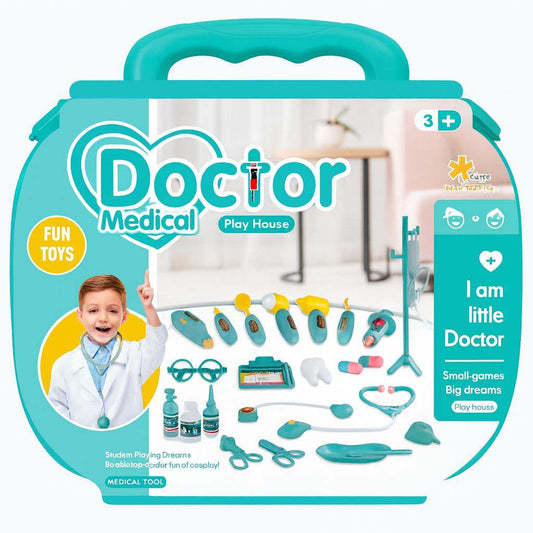 Portable Doctor Toy Set For Kids With Storage Case  Educational Role-Play Medical Toys For Boys And Girls