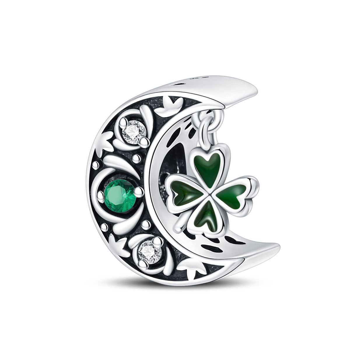 DIY Jewelry Bracelet Accessories Lucky Horseshoe Four-Leaf Clover Charm Pendants