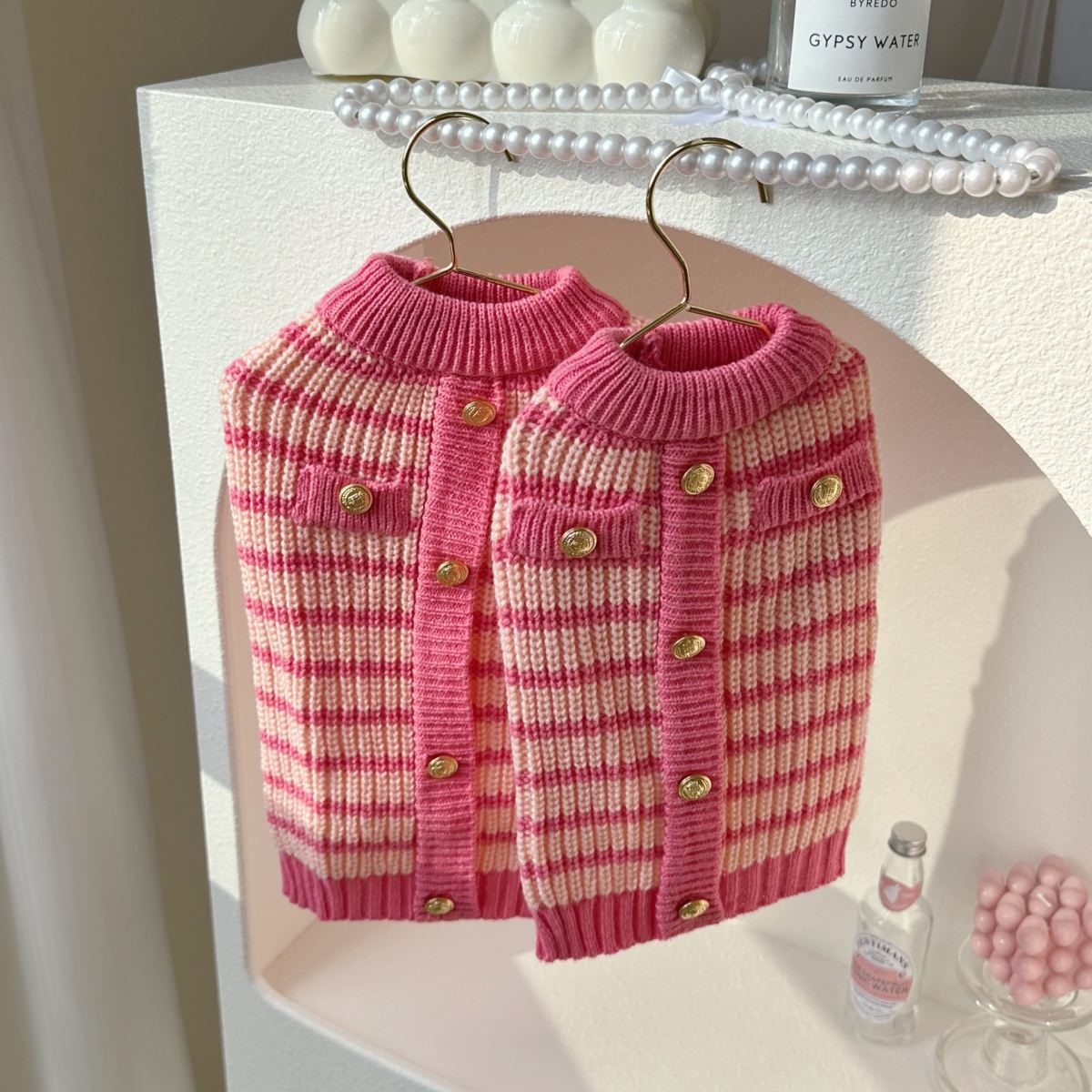 Striped Sweater Pet Clothes Classic Style