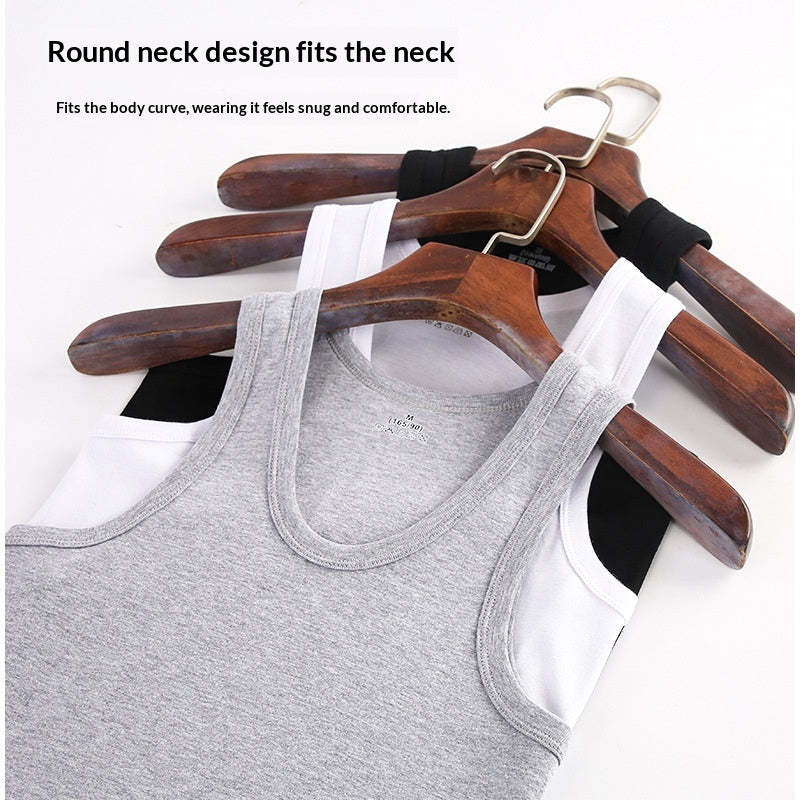SpringSummer Cotton Mens Tank Top Fitness Ribbed