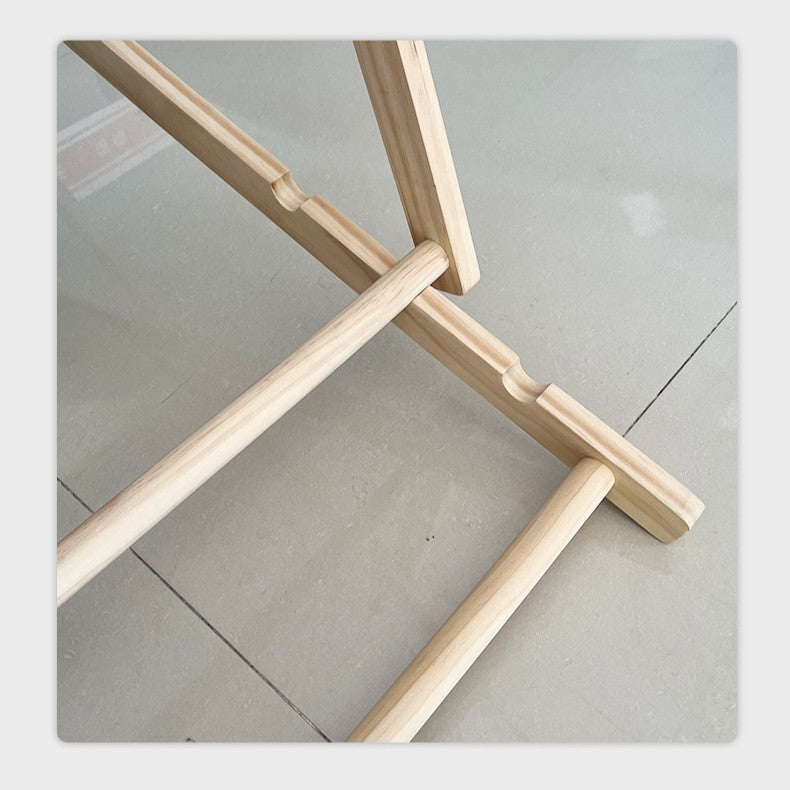 Solid Wood Beach Chair Outdoor Lounge Chair
