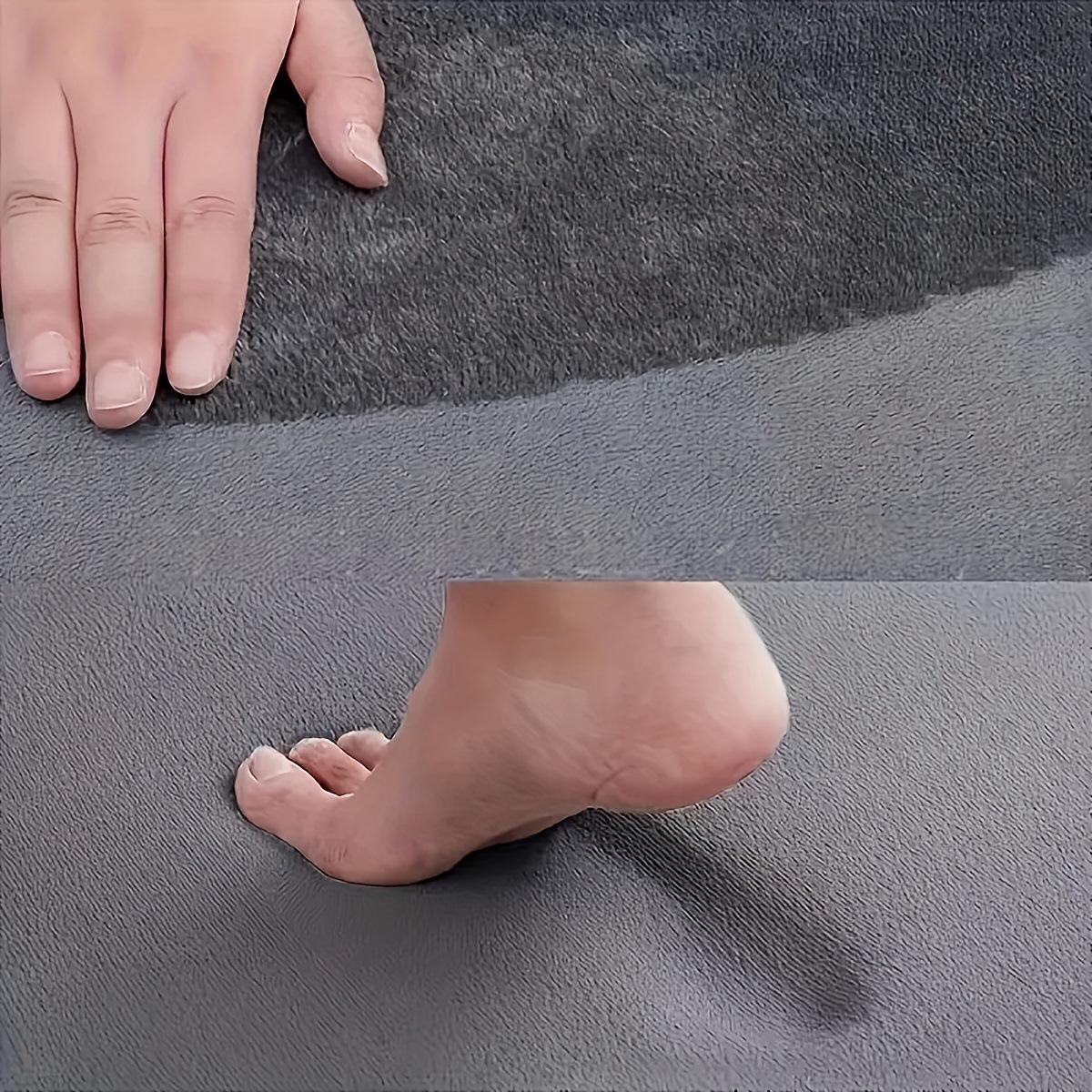 Coral Fleece Floor Mat L-shaped Kitchen Rug Stain-resistant And Easy To Care For