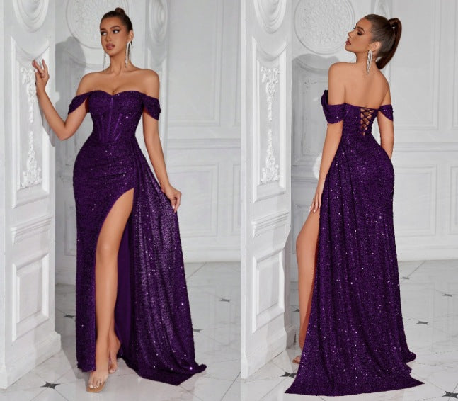 Best-selling Beaded Strapless Sexy Dress For Women