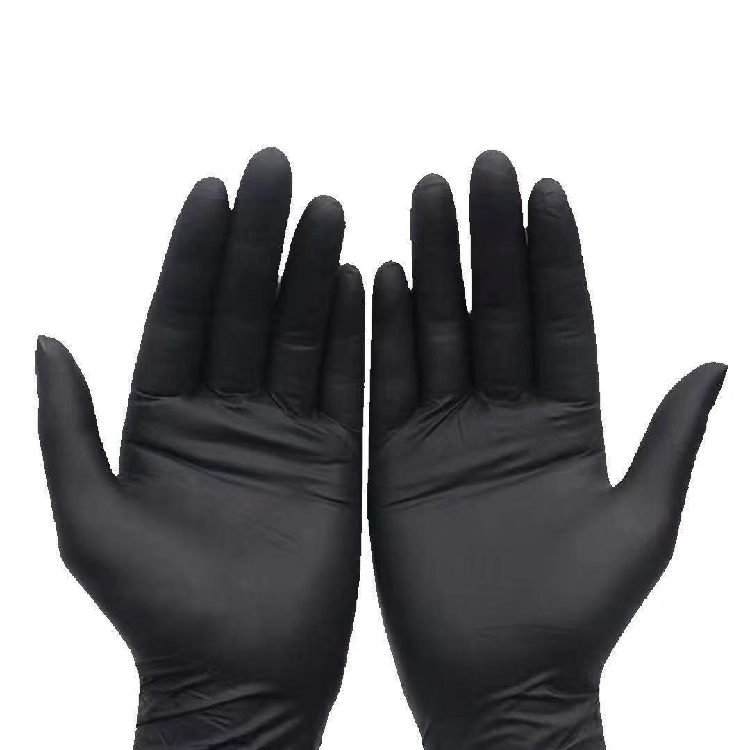 Black Thickened Disposable Gloves Nitrile Rubber Protective Blue Latex Food-grade Dishwashing