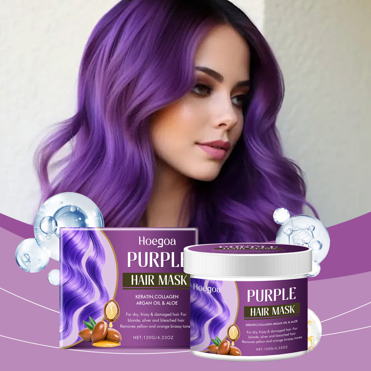 Nourishing Smooth Bright And Colorful Hair Care Mask