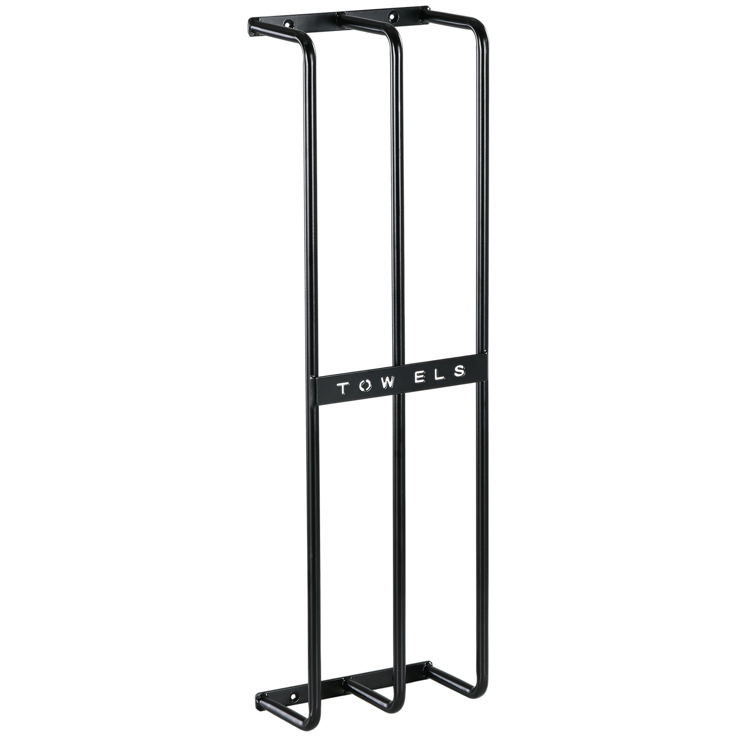 Six Large Towel Metal Holder, With Mounting Accessories