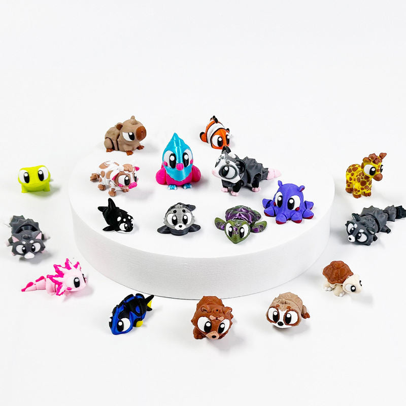 3D-printed Miniature Animal Toys And Ornaments