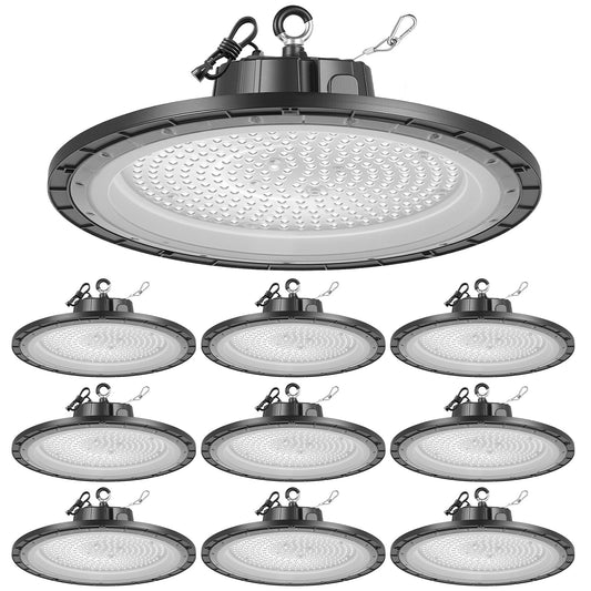 10er-Pack LED-Hallenstrahler 5000 K 200 W 30000 Lm