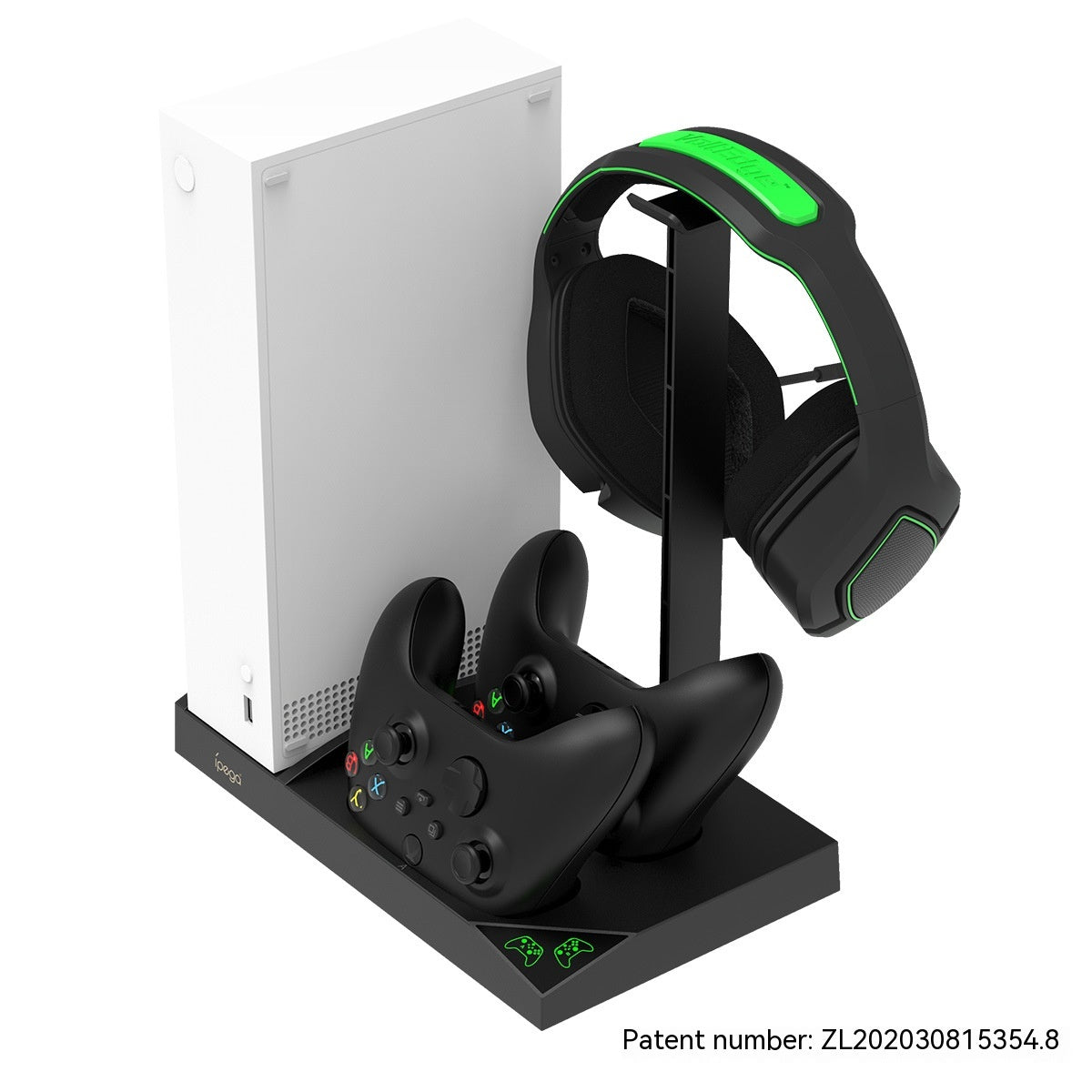 XboxSeriesS Main Engine Cooling Fan Base XSS Gamepad Dual Battery Fixed Charger With Earphone Rack