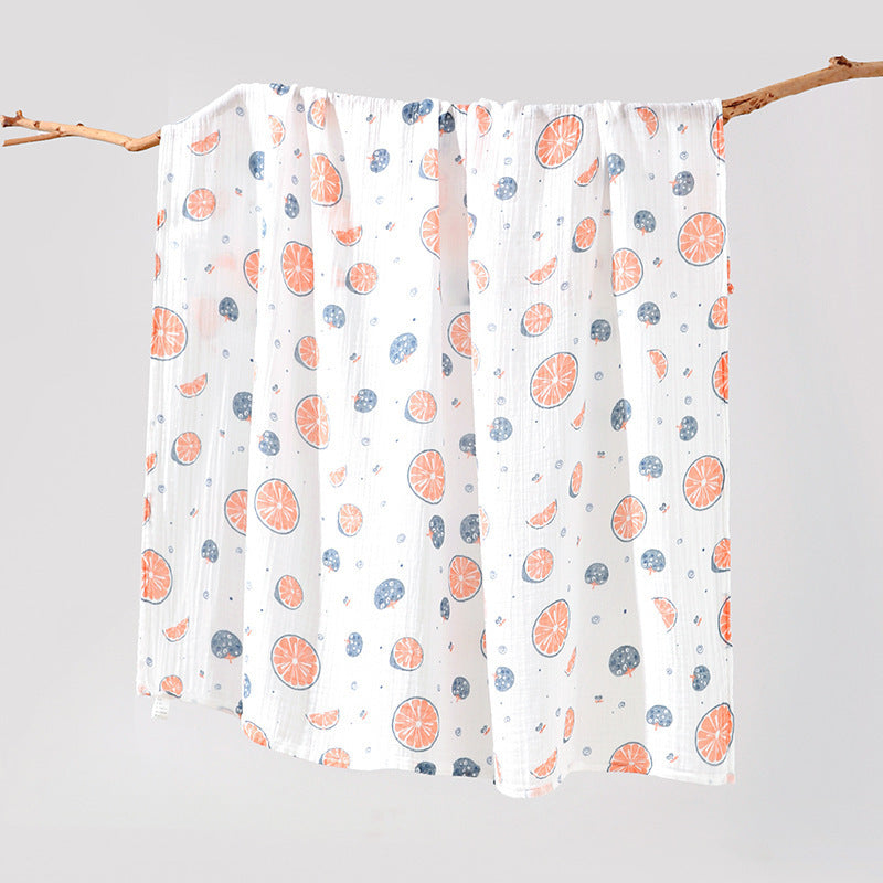 Double-layer Bamboo-cotton Baby Bath Towel Newborn Gauze