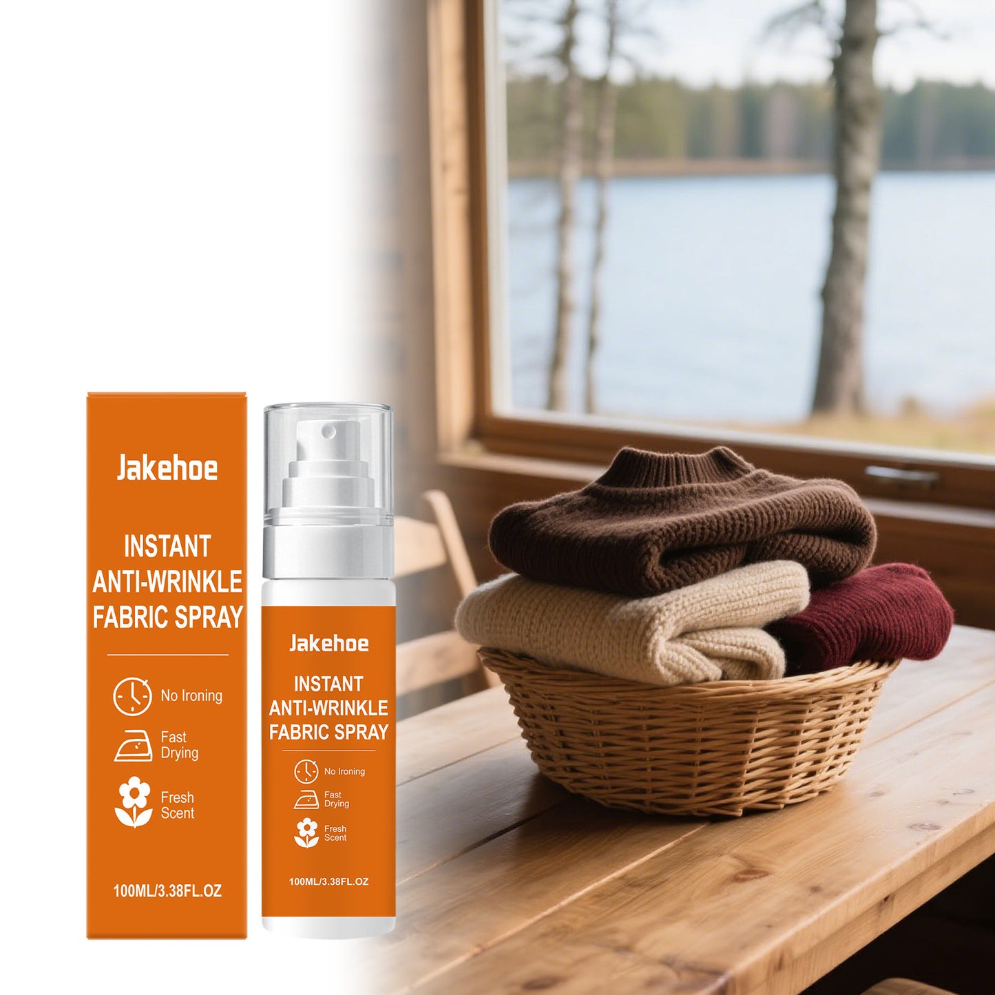 Fabric Care Spray Everyday Home Shirt T-Shirt Surface Appearance Fit Wrinkle Stretches Fabric