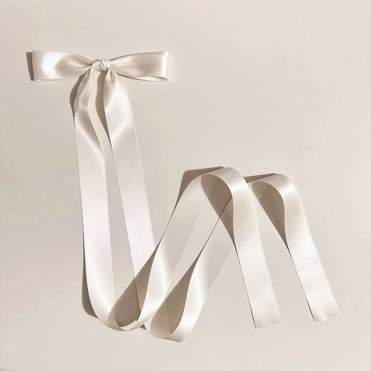 Multi-layered Ethereal Bow And Ribbon Hair Clip