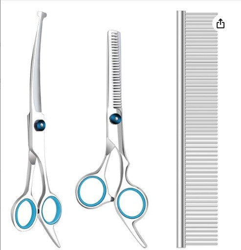 Pet Scissors Beauty 6-inch Fish Mouth Suit