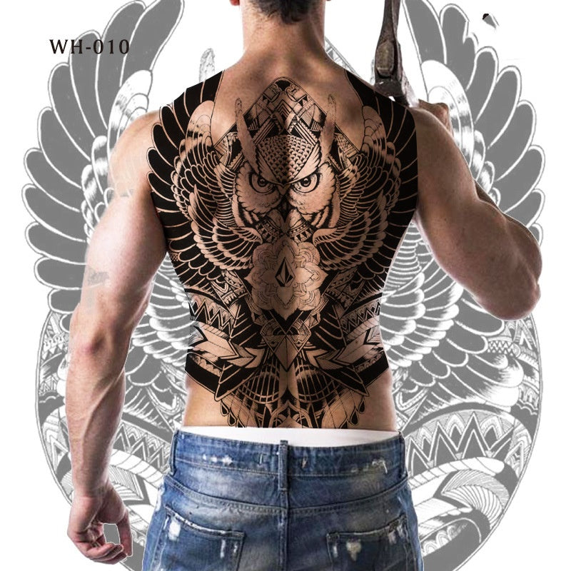 Tiger And Beauty Tattoo Stickers For Men And Women