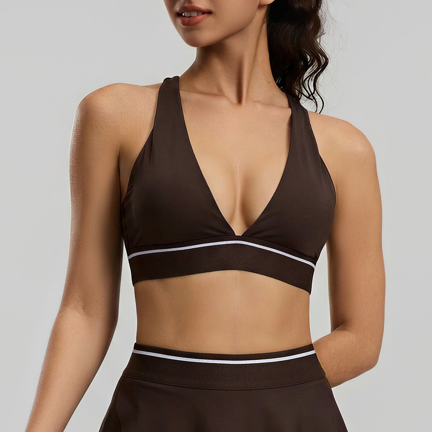Women's Tight Yoga Bra With Beautiful Back Design, Versatile For Fitness, Sports And Daily Casual Wear