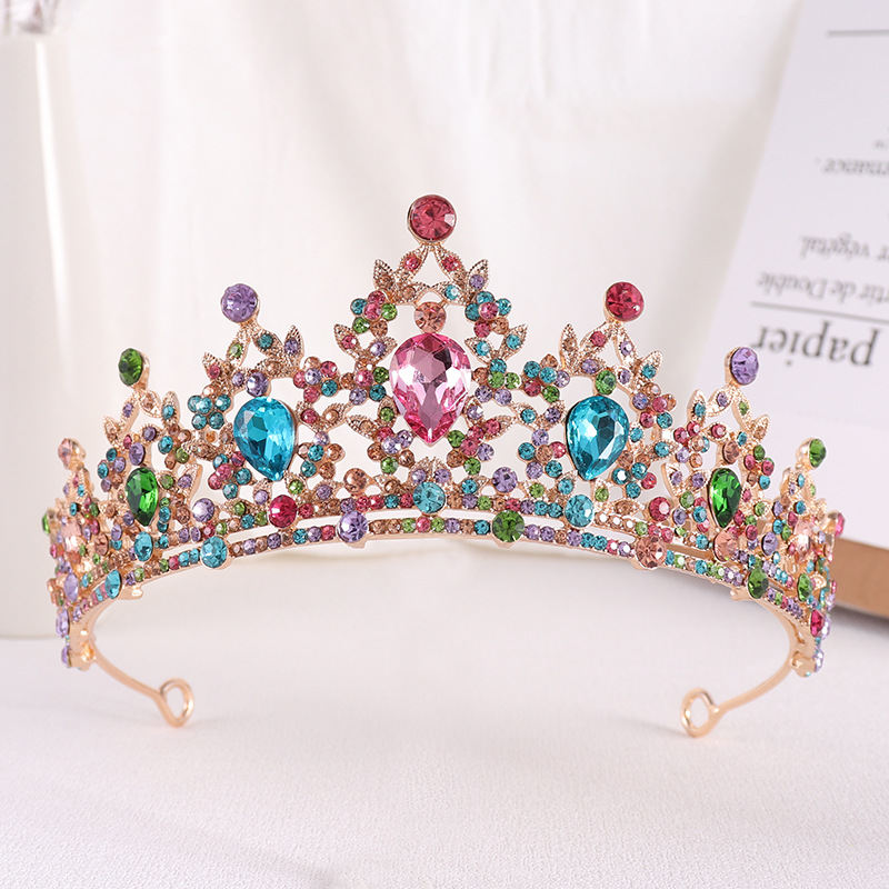 Princess Crown Bridal Wedding Hair Accessories Dress Accessories