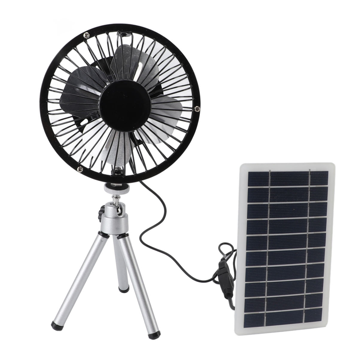 10W Solar Panel Exhaust Fan Monocrystalline Silicon Solar Powered Ventilator Fan Kit With Stand For Pet House Chicken Coop RV Greenhouse