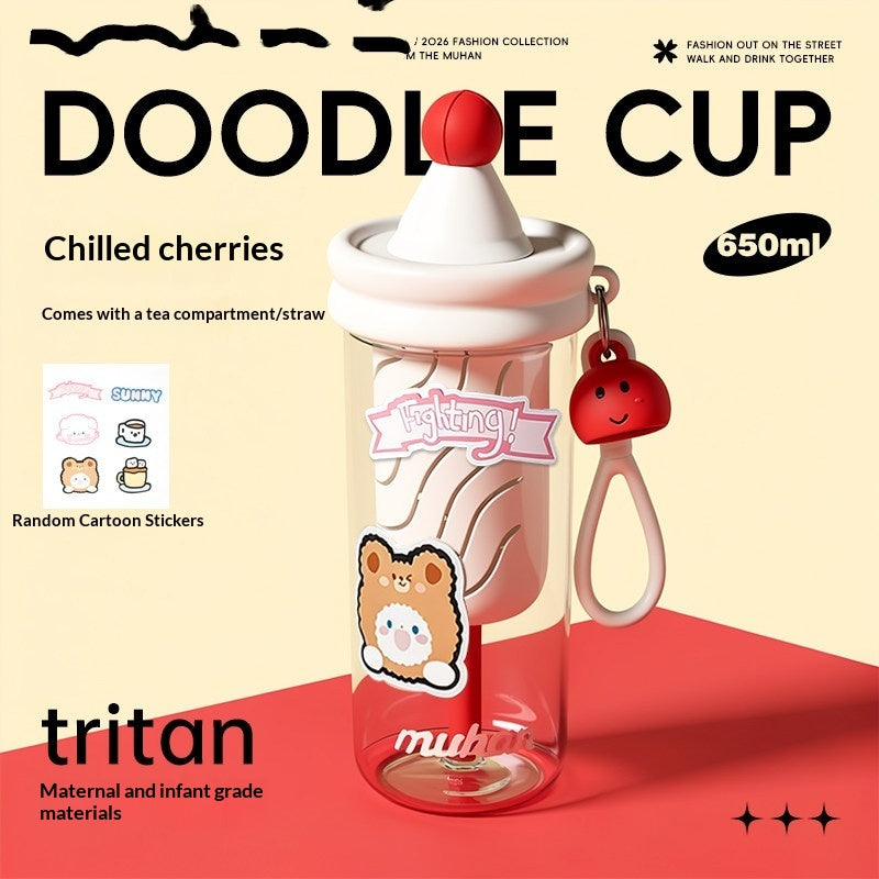 Style Tritan Water Bottle With A Tea Infuser