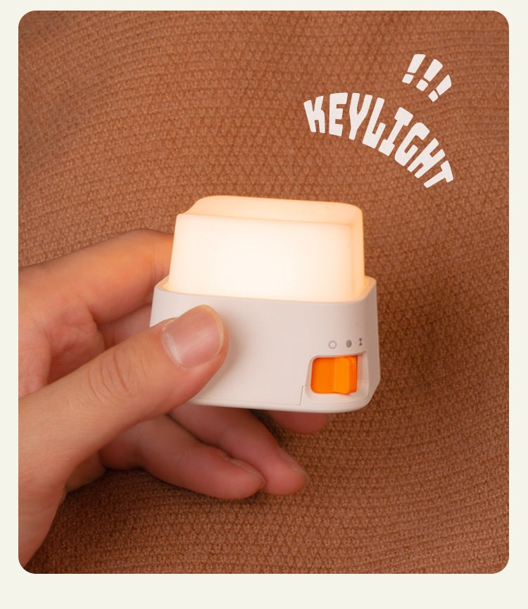 Decompression Button Light USB Charging Cute Small Night Lamp