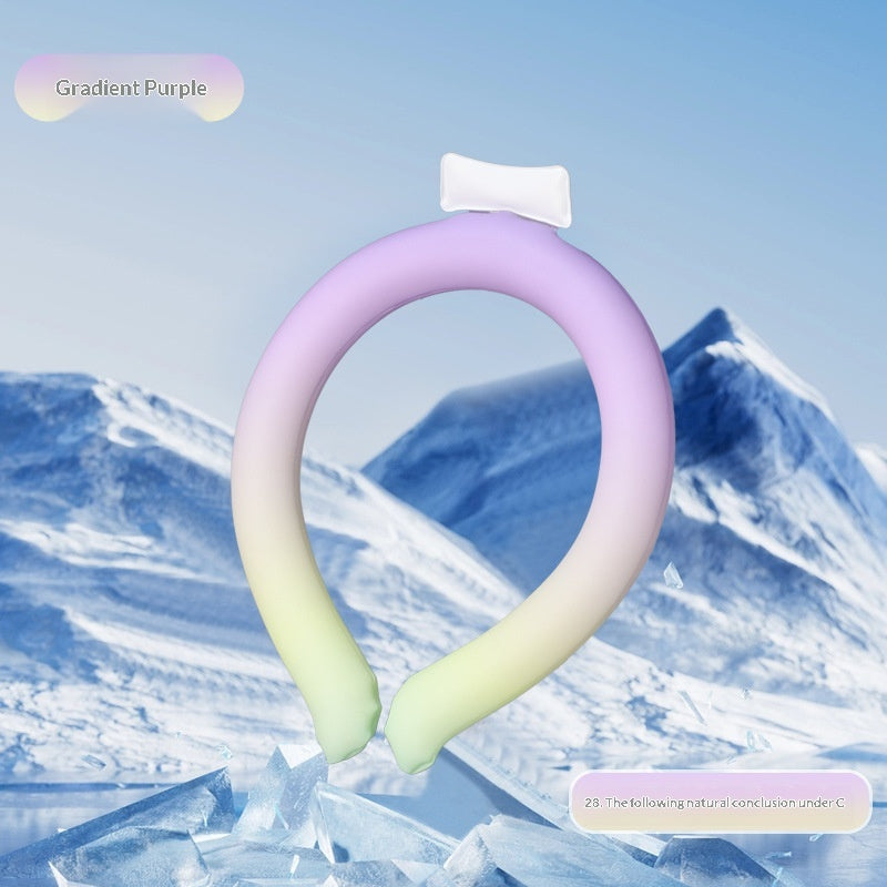 Portable Neck-Hanging Cooling Ice Ring PCM