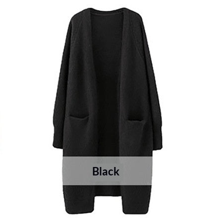 Korean-style Long Sweater Cardigan Mid-length Autumn Wear