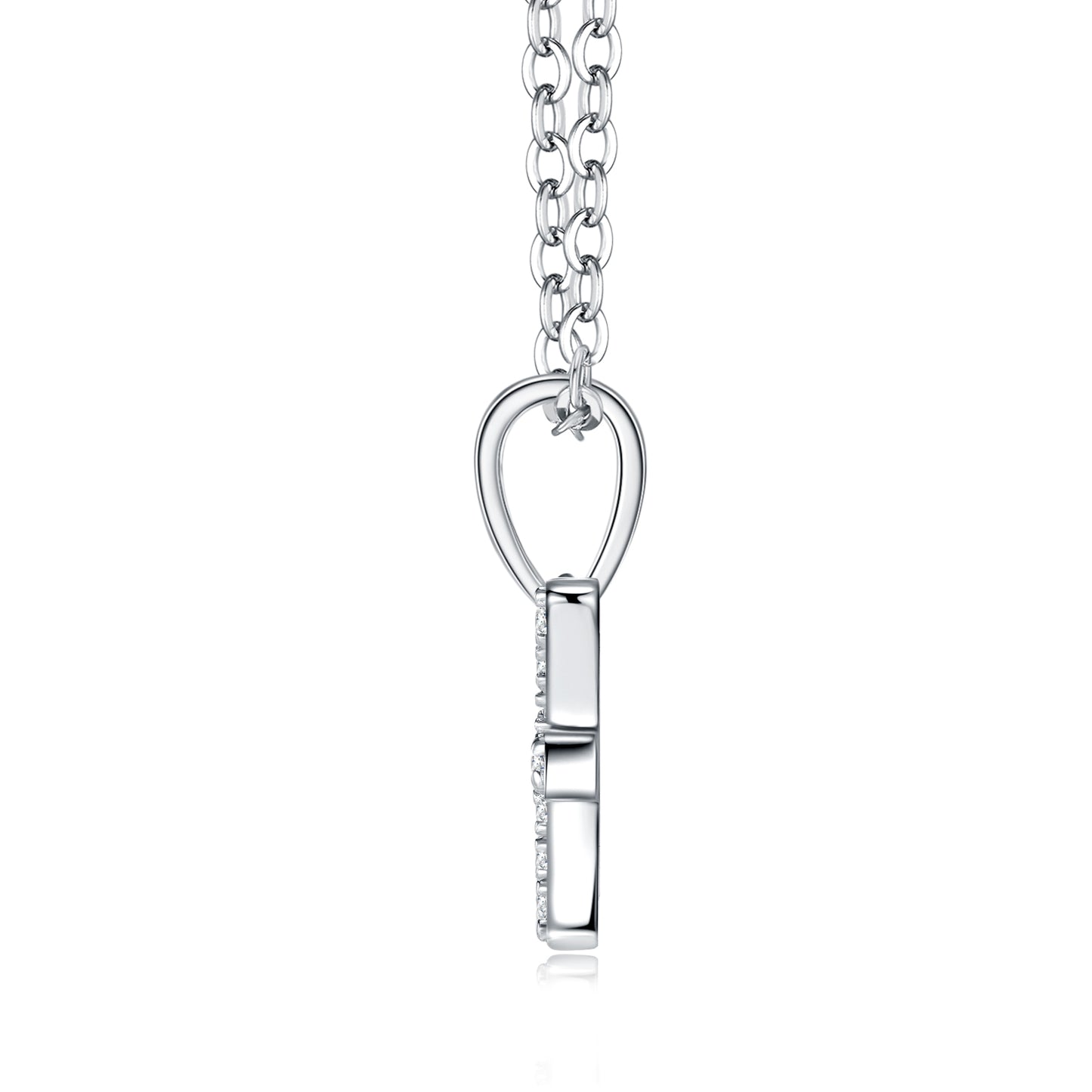 S925 Sterling Silver Pisces Necklace For Women D Color VVS1 Moissanite Zodiac Pendant With GRA Certificate, 3.2g Platinum Plated Astrology Jewelry, Perfect Birthday & Anniversary Gift Box Set For He