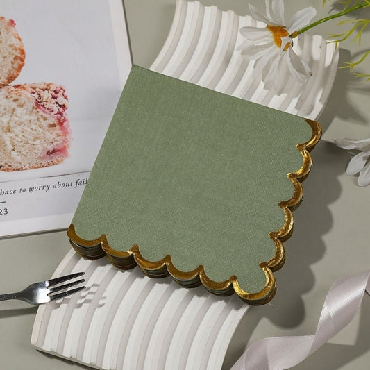 100 Sheets, Hot-stamped Shaped Napkins, 4 Colors Total, 25 Sheets Of Each Color, Used For Wedding, Birthday, Garden, And Party Decorations; Napkins For Restaurant, Kitchen, And Coffee Shop