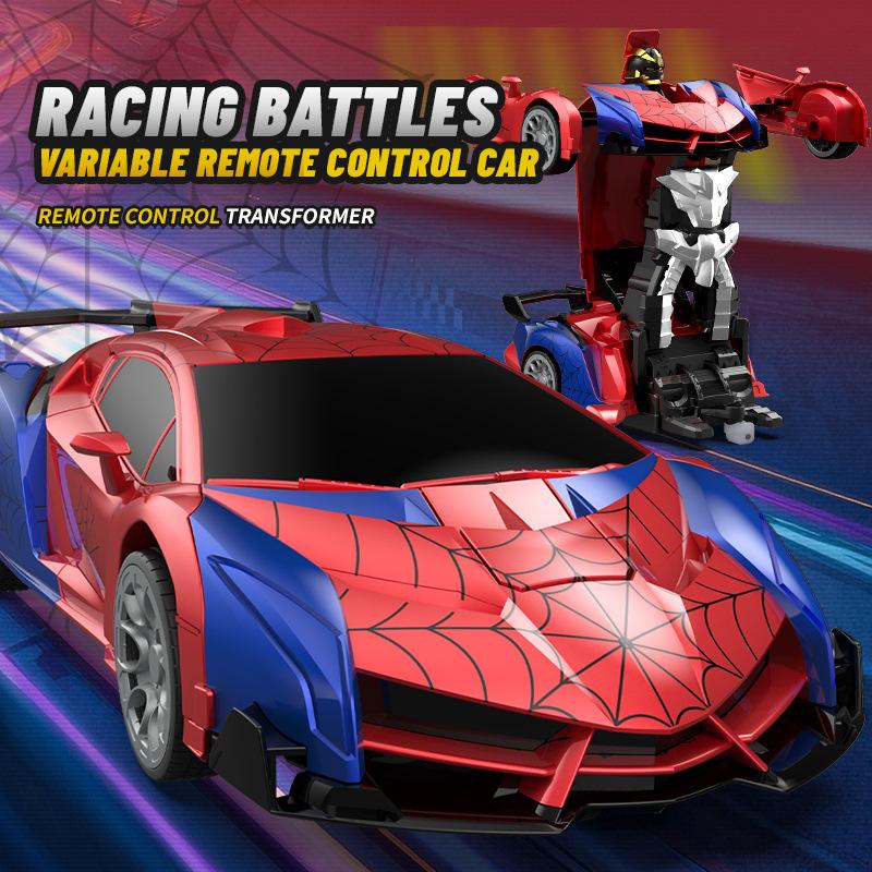 Multifunctional Transforming Vehicle Toy  Racing And Robot Modes  Perfect Gift For Kids