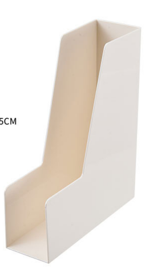 Non-slip vertical bookstand-transparent-PET-1 piece