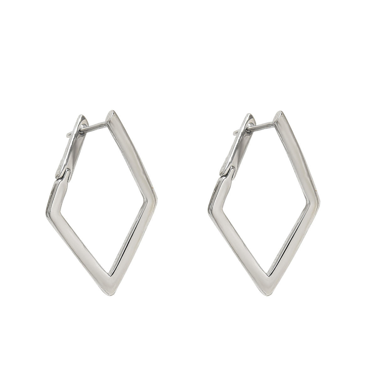 Hot Selling Cross-Border Korean Style Earrings For Women, Minimalist Geometric Quadrilateral Stud Earrings, Niche Elegant Daily Ear Jewelry