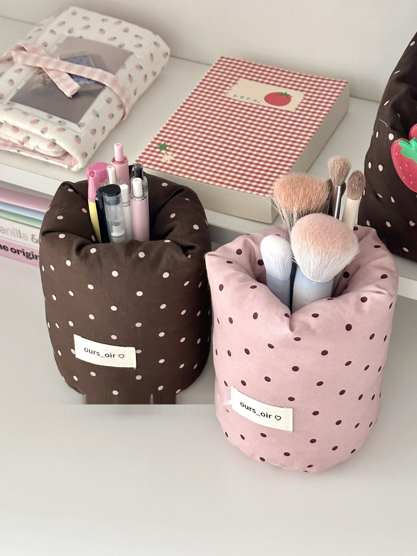Stationery And Makeup Brush Storage Bag