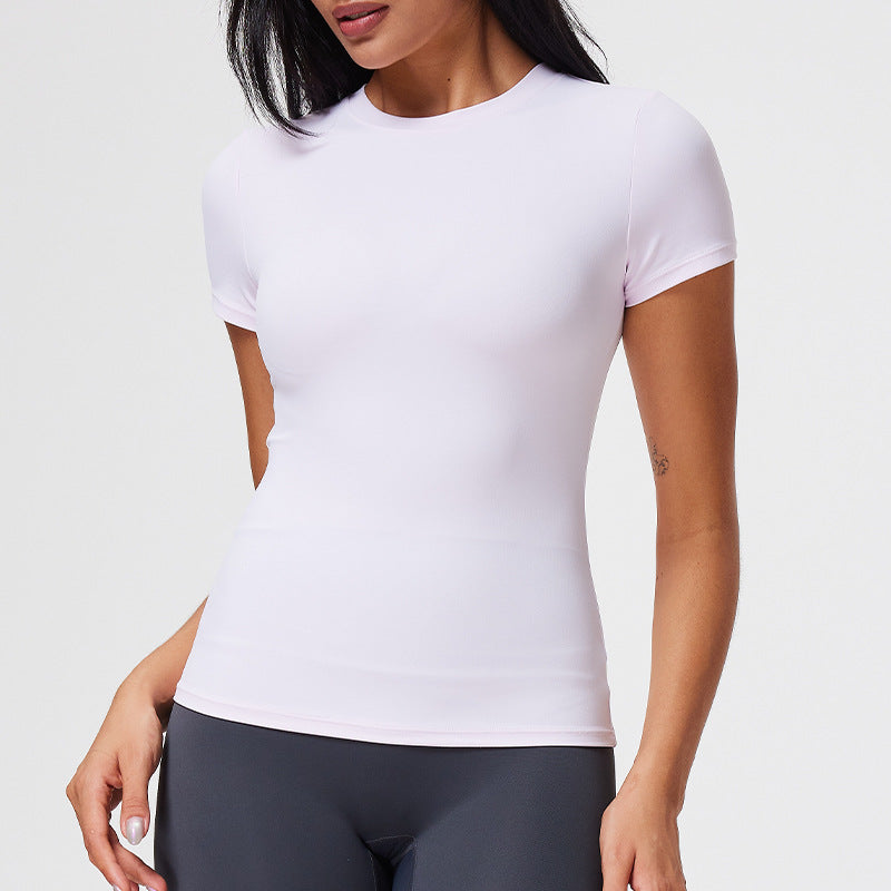Slim-Fit Fitness Top For SpringSummer Yoga And Workout
