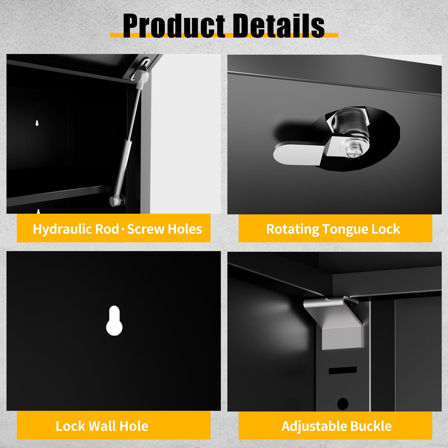Heavy Duty Metal Wall Mounted Tool Storage Cabinet Steel Metal ,Garage Storage Cabinet For Garage,Workshop,Basement,,Kitchen,Assembly Required