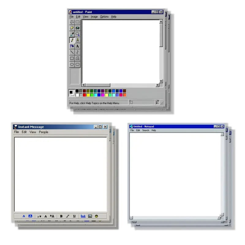 Cross-border Sticky Note Computer Three-piece Set Self-adhesive Notepad