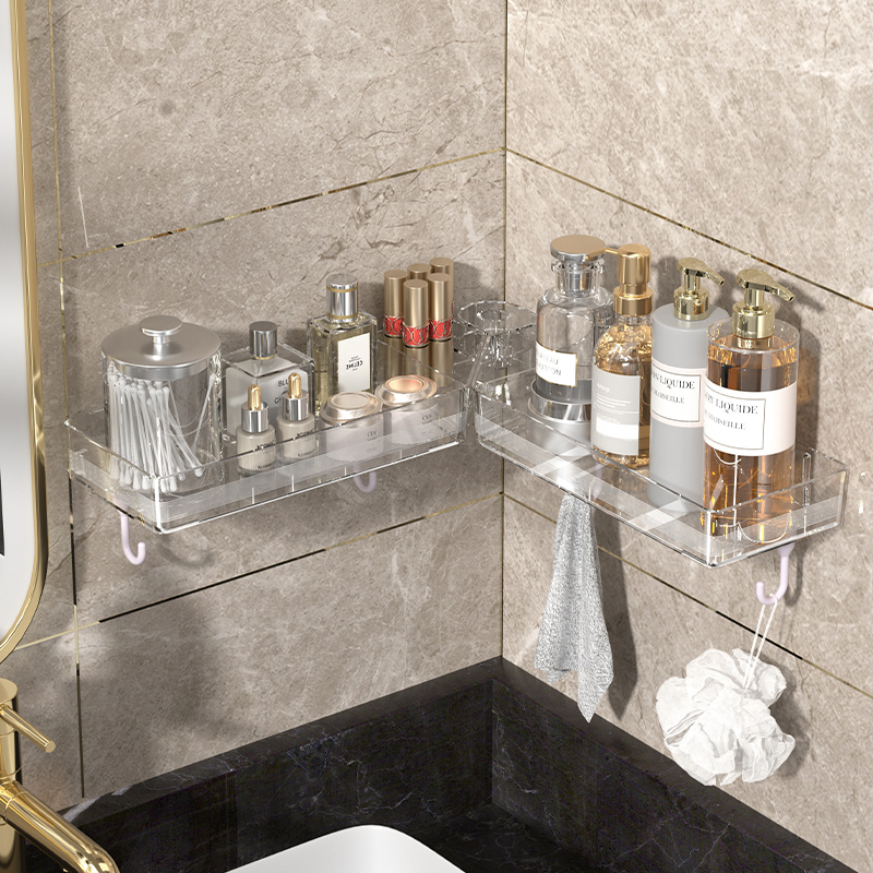 Corner shelf-transparent-PET-1 piece